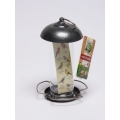 Harrisons Hammertone Silver Mini Seed Feeder 20cm